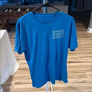 Blue Men's Top Golf T-Shirt